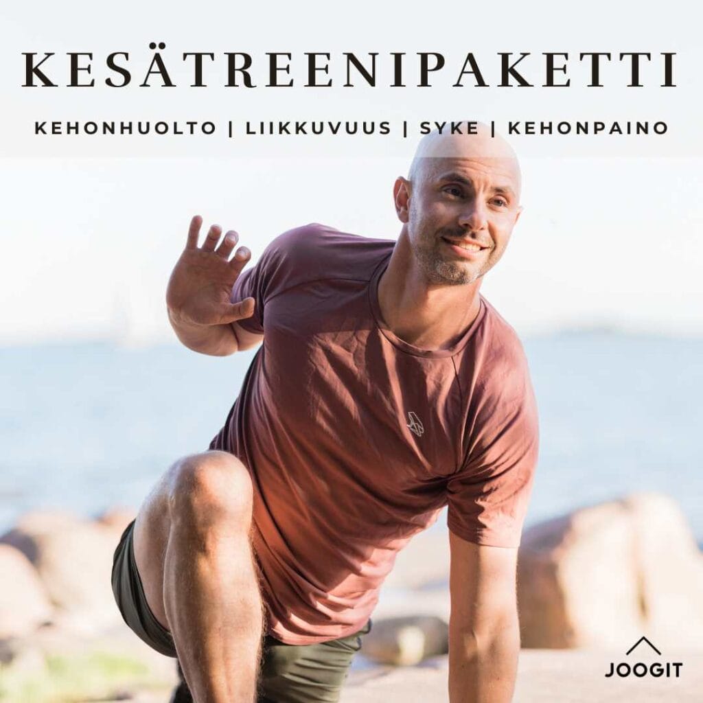 Kesätreenit treenaa ulkona kesätreenipaketti