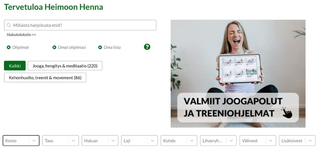 Joogit Heimo videokirjasto