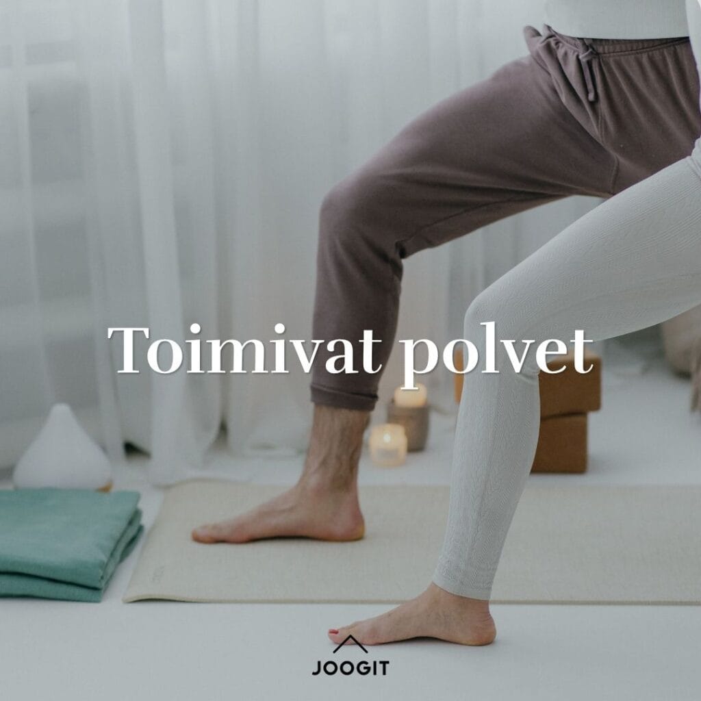 toimivat polvet polvikurssi joogit